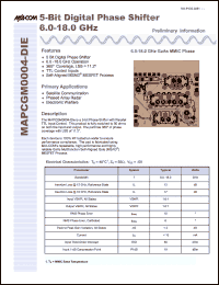 Click here to download MAPCGM0004-DIE Datasheet