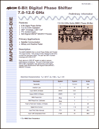 Click here to download MAPCGM0005-DIE Datasheet