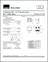 Click here to download ETC4-1T-75 Datasheet