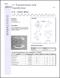 Click here to download MABACT0010 Datasheet