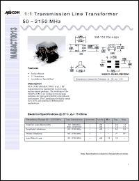 Click here to download MABACT0013 Datasheet