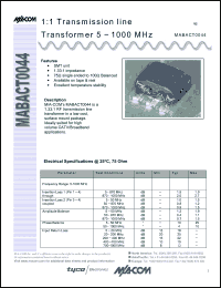 Click here to download MABACT0044 Datasheet