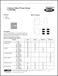 Click here to download MACPES0007 Datasheet