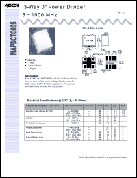 Click here to download MAPDCT0005 Datasheet