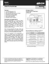 Click here to download MA4AGP907 Datasheet