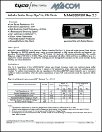 Click here to download MA4AGSBP907 Datasheet