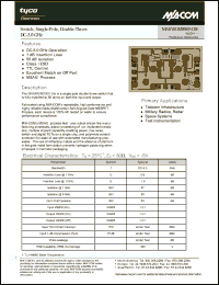 Click here to download MASWGM0005-DIE Datasheet