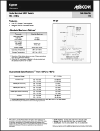Click here to download SW-284 Datasheet