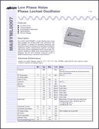 Click here to download MASYML0007 Datasheet