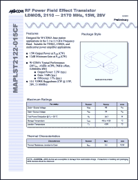 Click here to download MAPLST2122-015CF Datasheet