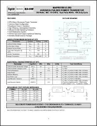 Click here to download MAPRST0912-350 Datasheet