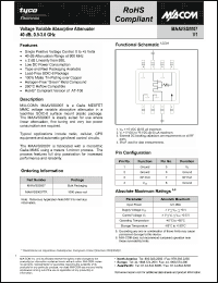 Click here to download MAAVSS0007TR Datasheet