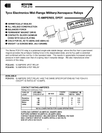 Click here to download FCA-210-AY6 Datasheet