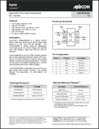 Click here to download MASWSS0029TR Datasheet