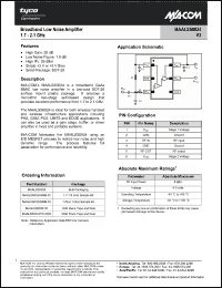Click here to download MAALSS0024TR-3000 Datasheet