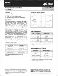 Click here to download MAALSS0012TR-3000 Datasheet