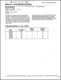 Click here to download MA42217 Datasheet