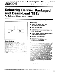Click here to download MA4E201L271 Datasheet