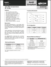 Click here to download MASWSS0180TR Datasheet