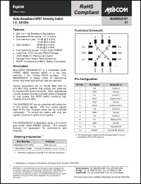 Click here to download MASWSS0107TR-3000 Datasheet
