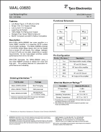 Click here to download MAAL-008550-TR3000 Datasheet