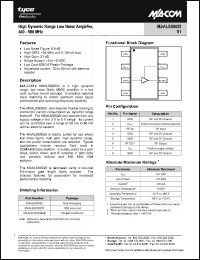 Click here to download MAALSS0025TR Datasheet