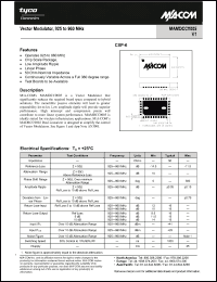 Click here to download MAMDCC0005TR Datasheet