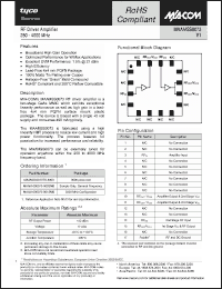 Click here to download MAAMSS0073TR-3000 Datasheet