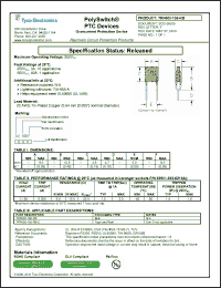 Click here to download TRF600-150-RB-2 Datasheet