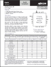 Click here to download MAAPGM0069 Datasheet