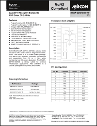 Click here to download MASW-007073-0001TR Datasheet