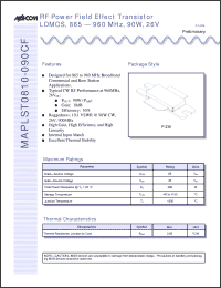 Click here to download MAPLST0810-090CF-05-2004 Datasheet