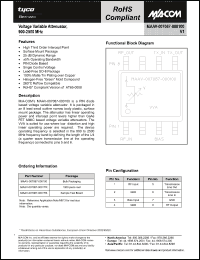 Click here to download MAAV-007087-0001TR Datasheet