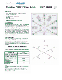 Click here to download MASW-005100 Datasheet