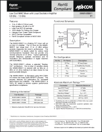 Click here to download MAMX-008611-000000 Datasheet