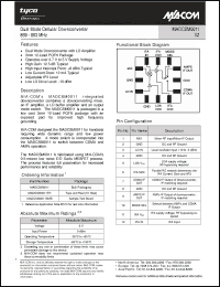 Click here to download MADCSM0011TR Datasheet