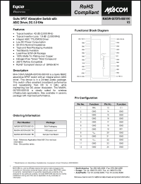 Click here to download MASW-007076-0001TR Datasheet