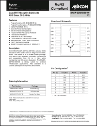 Click here to download MASW-007072-0001TR Datasheet