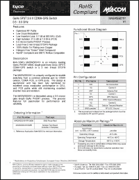 Click here to download MASWSS0191TR-3000 Datasheet