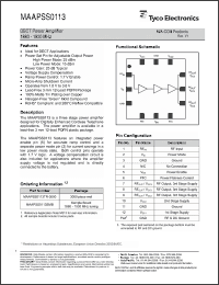 Click here to download MAAPSS0113TR-3000 Datasheet