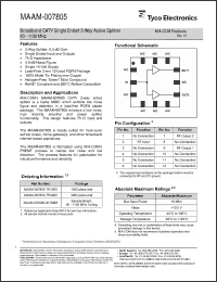 Click here to download MAAM-007805-TR1000 Datasheet