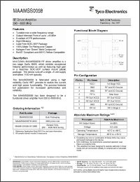 Click here to download MAAMSS0058TR-3000 Datasheet