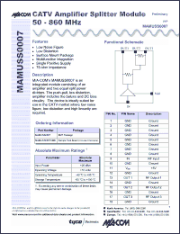 Click here to download MAMUSS0007SMB Datasheet