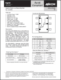 Click here to download MAALSS0033TR-3000 Datasheet
