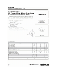 Click here to download MRF151A Datasheet