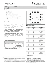 Click here to download MASW-008153-TR3000 Datasheet