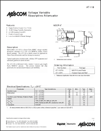 Click here to download AT-118PIN Datasheet