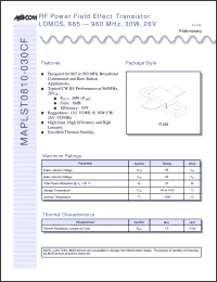 Click here to download MAPLST0810-030CF-05-2004 Datasheet
