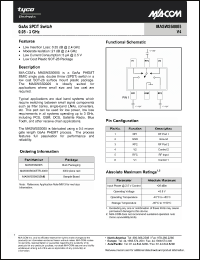 Click here to download MASWSS0005TR-3000 Datasheet