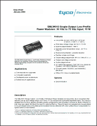 Click here to download SMLW010A Datasheet